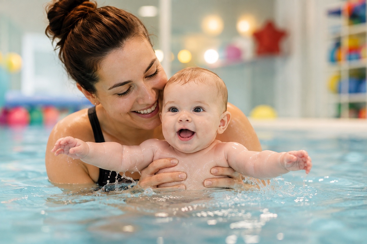 Babyschwimmen 1 - 3 bis 6 Monate