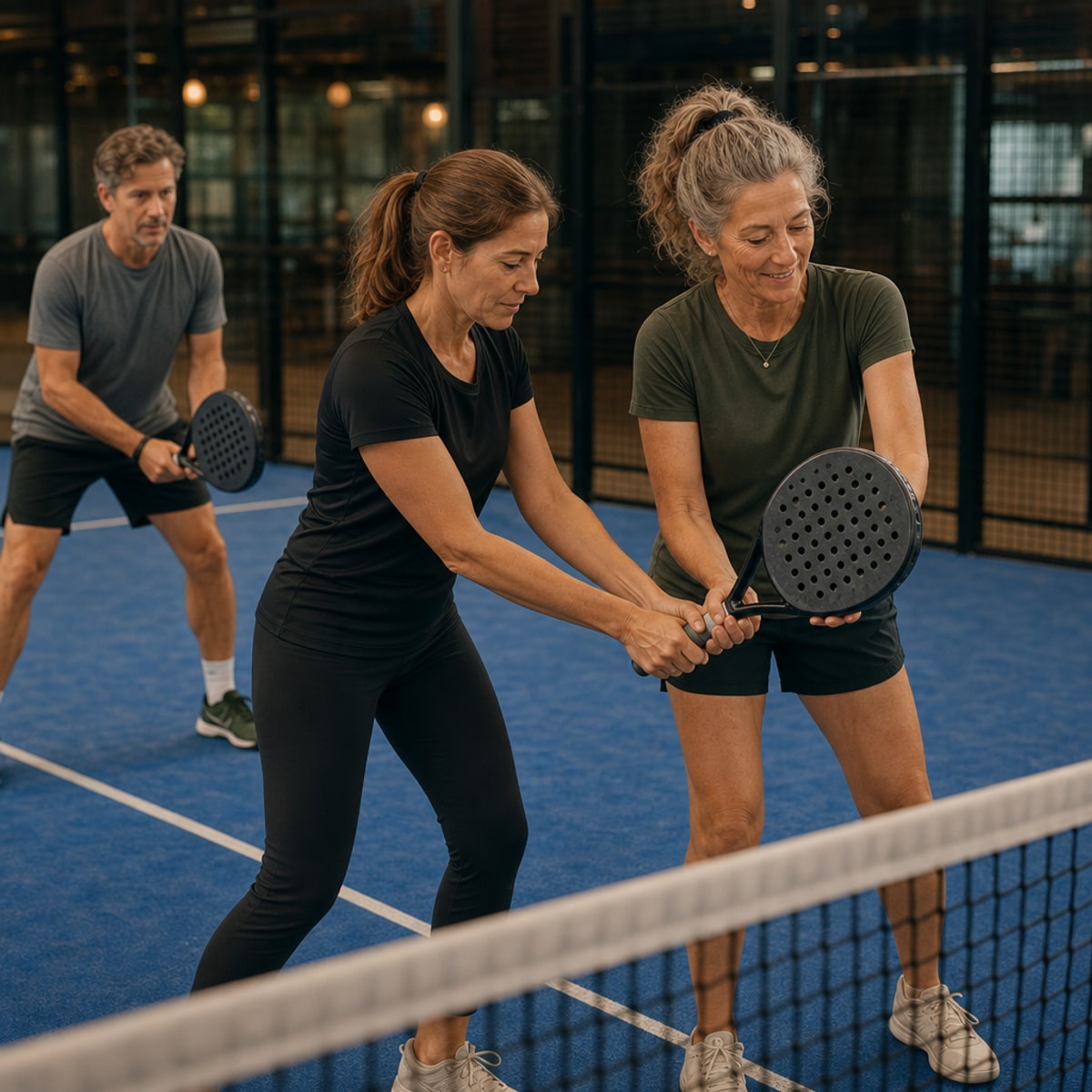 Padel court moment