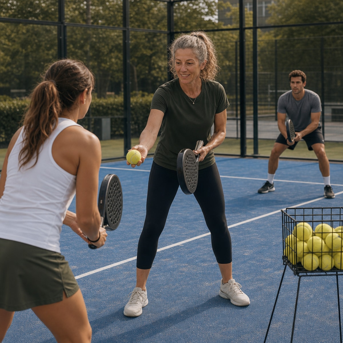 Padel court moment